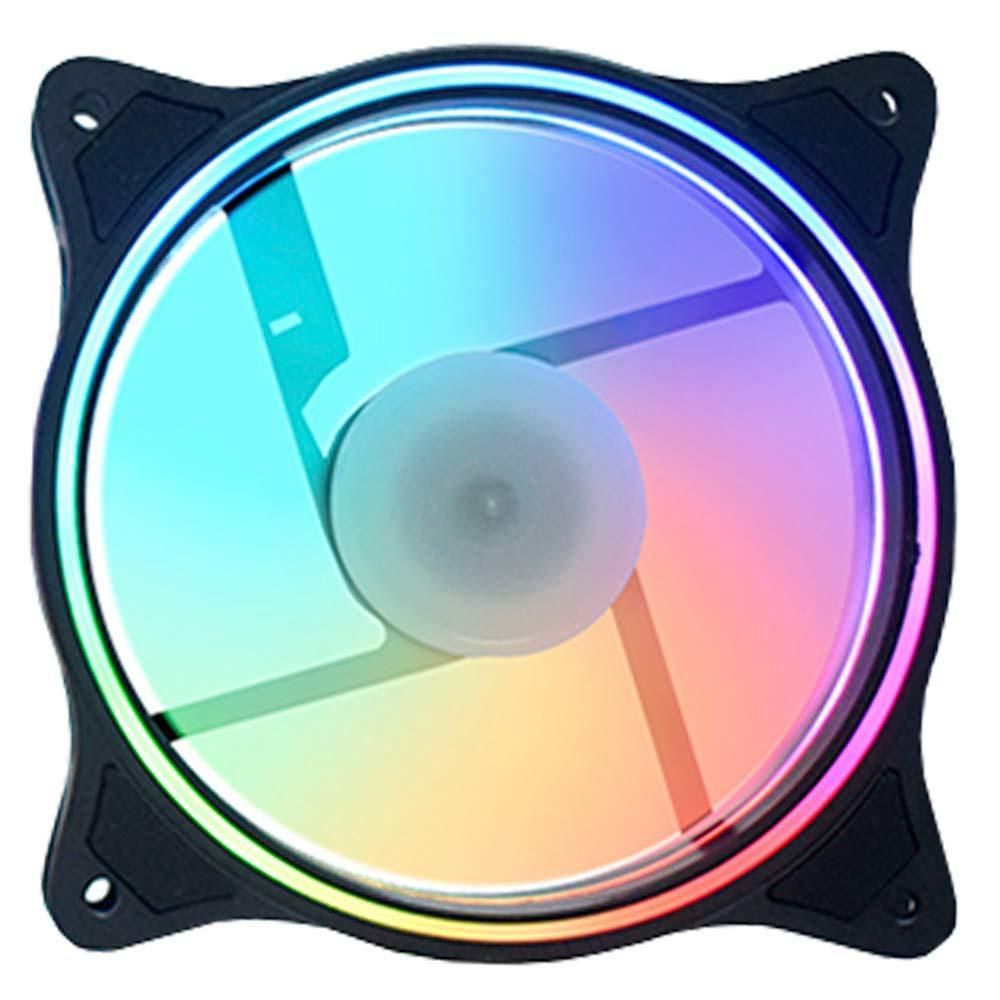 Detalhes de Kit 3 Cooler Fan Argb Ventoinha + Controladora  Controle RGB