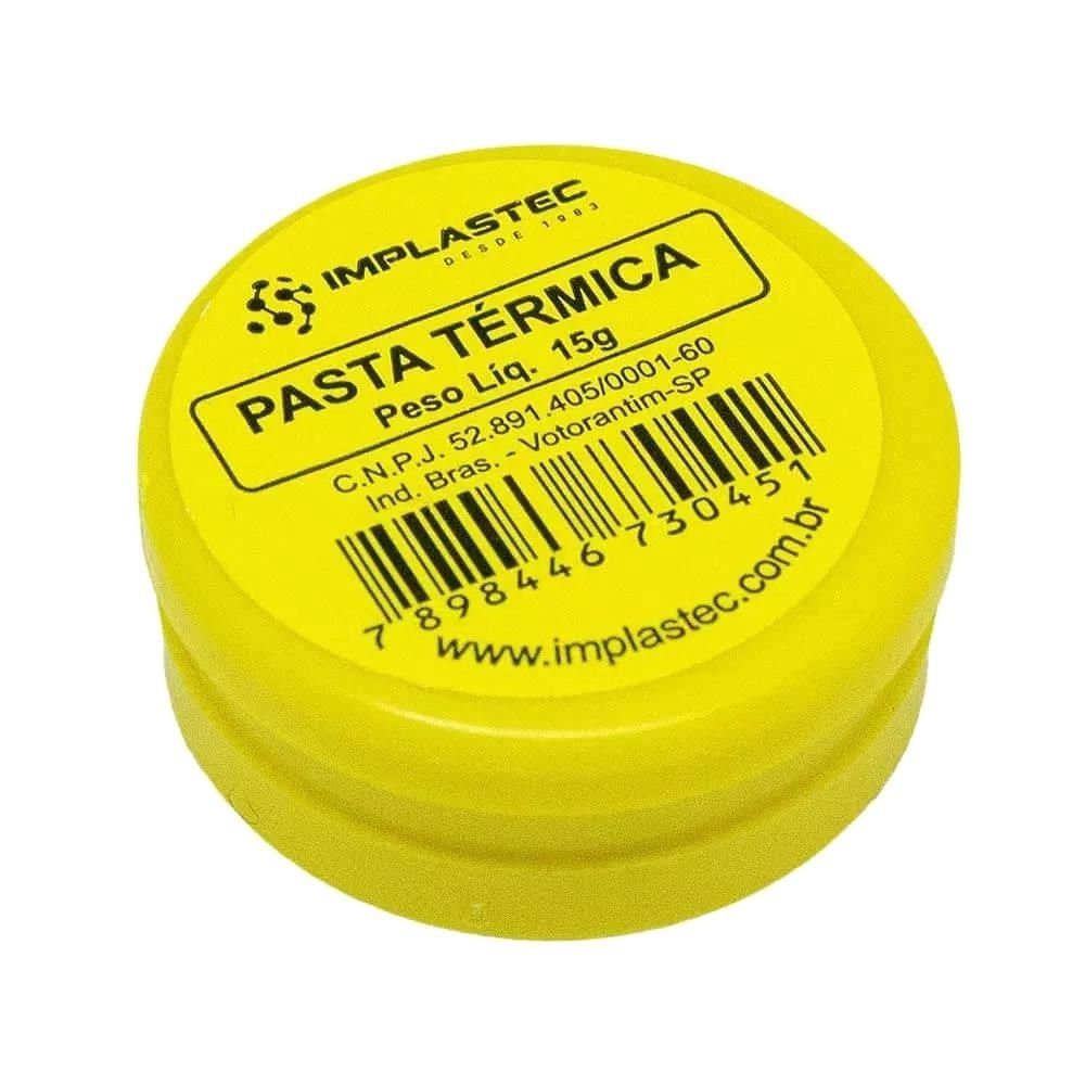 Pasta Térmica Pote de 15G. Marca Implastec.