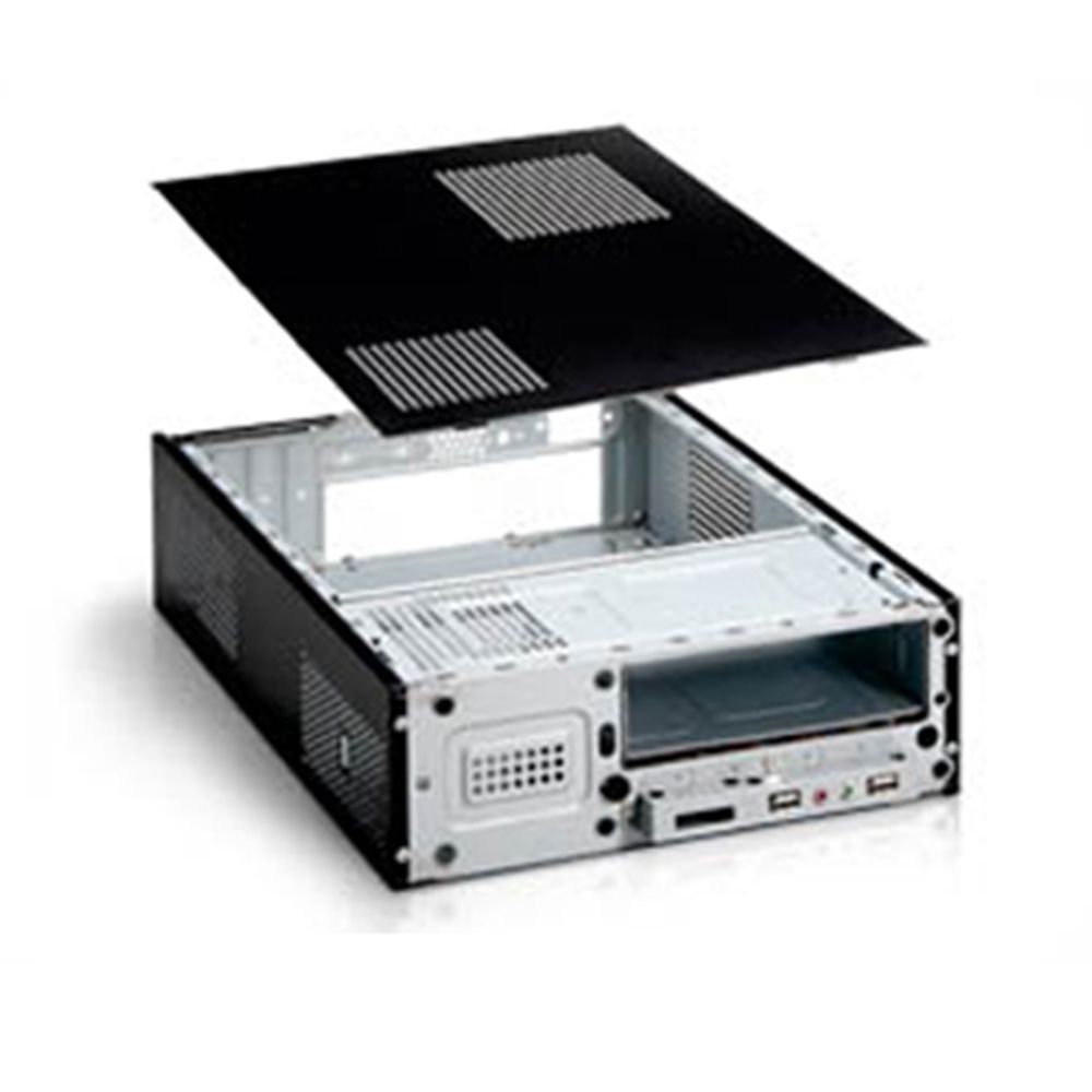 Detalhes de Gabinete KMEX mATX CM9J8A com fonte PP200 (Preto com 1 Baia)