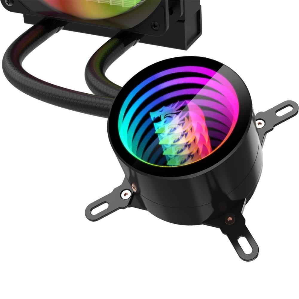 Detalhes de Water Cooler Redragon CCW-3011 Infinite ARGB 240 Intel AMD