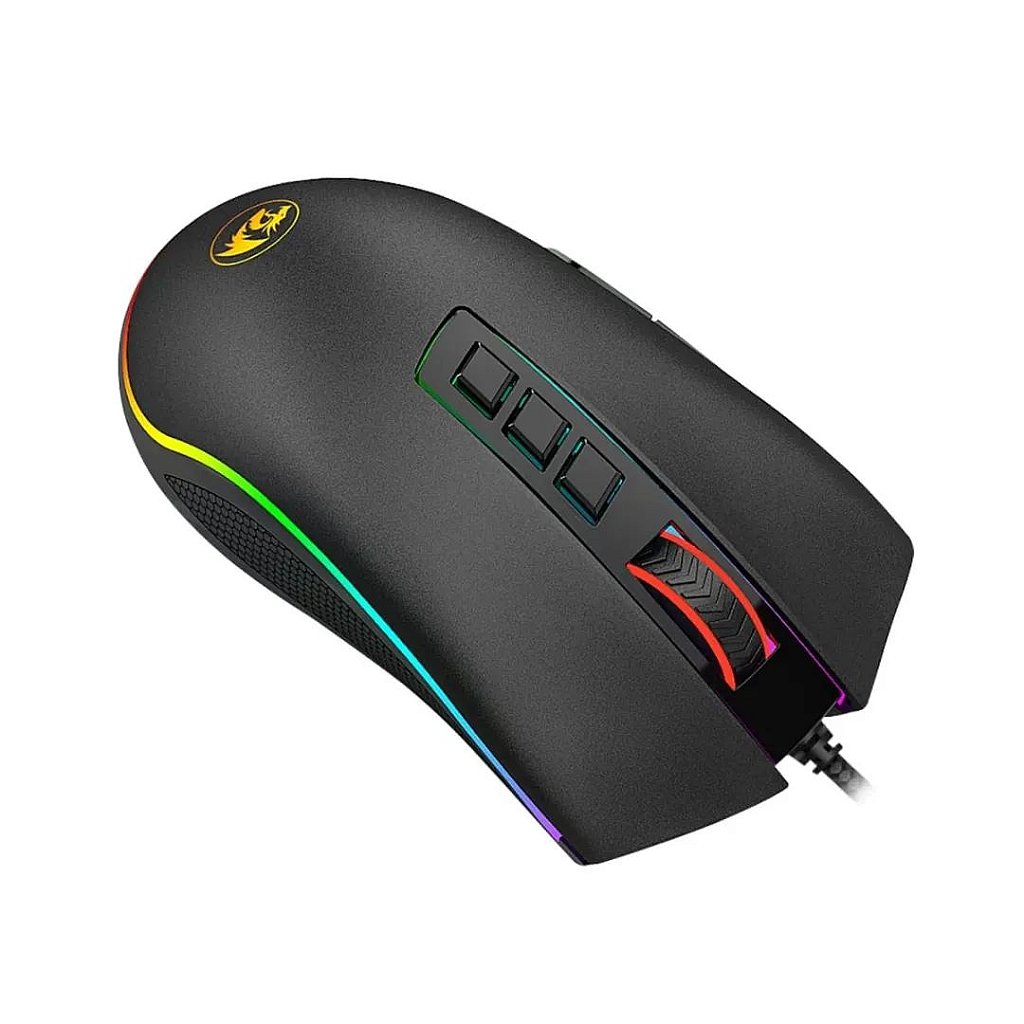 Detalhes de Mouse Para Jogo Redragon Cobra Chroma M711 Preto 10000DPI