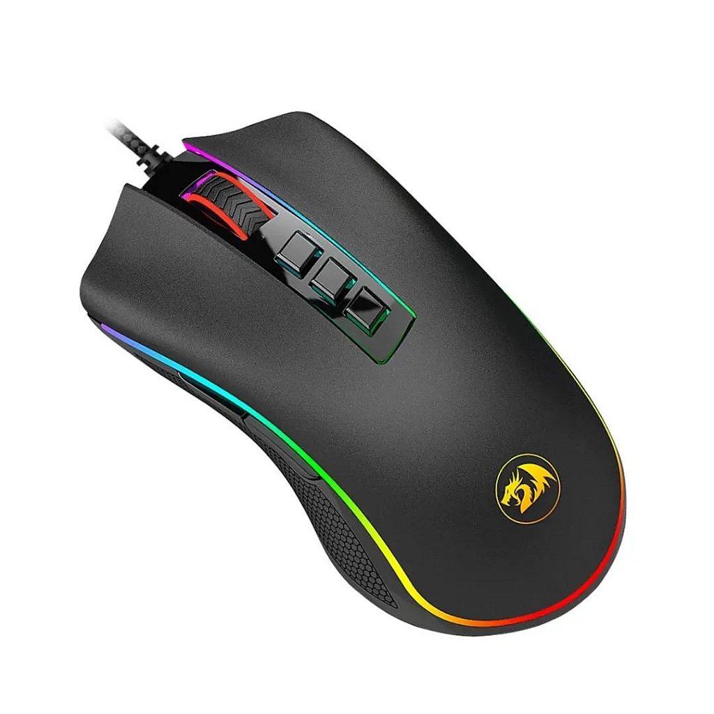 Mouse Para Jogo Redragon Cobra Chroma M711 Preto 10000DPI