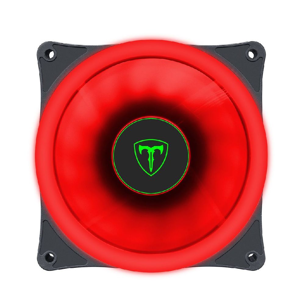 Detalhes de Fan Cooler Gabinete T-Dagger 120mm LED vermelho T-TGF200-R