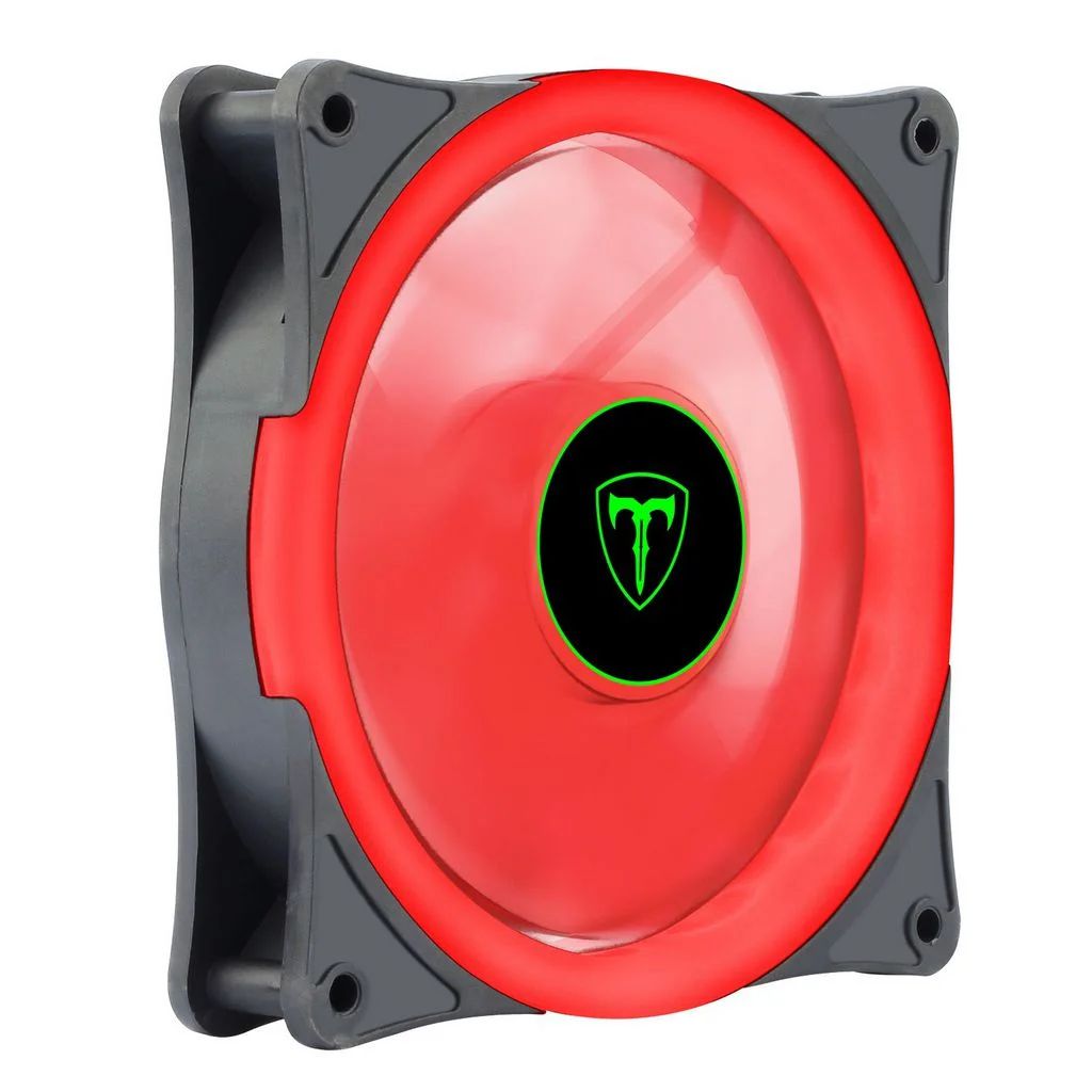 Fan Cooler Gabinete T-Dagger 120mm LED vermelho T-TGF200-R