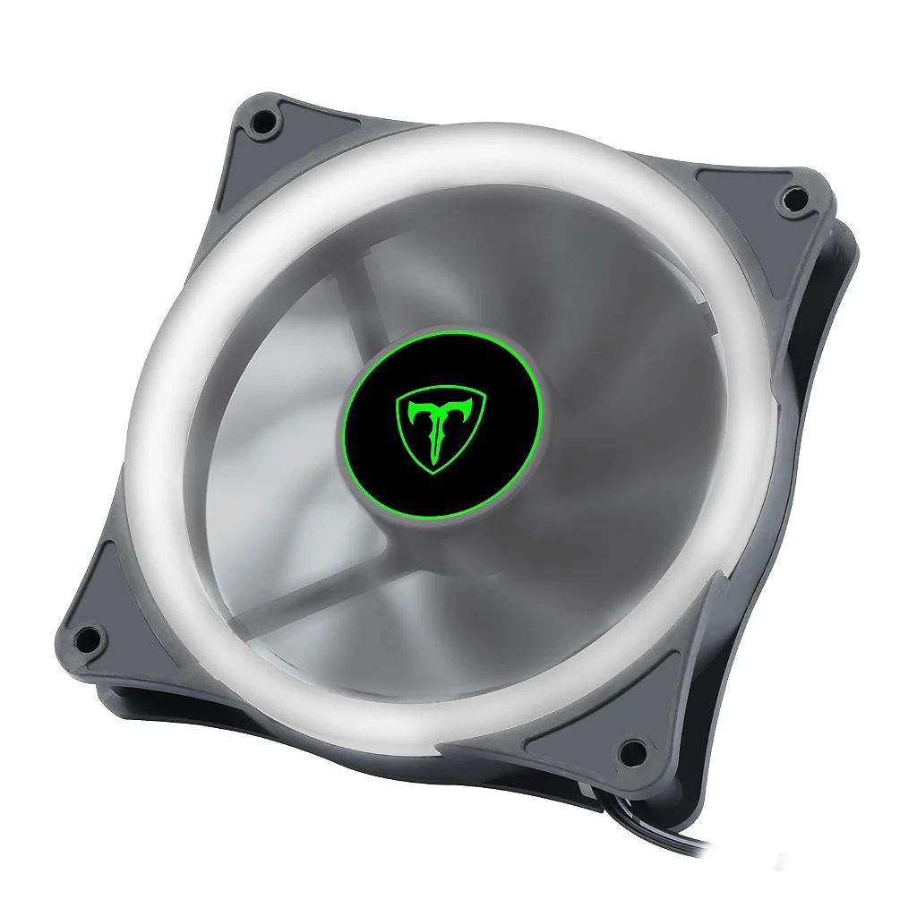 Detalhes de Cooler Fan Ventoinha Gamer Led Branco 120T-dagger T-TGF200-W