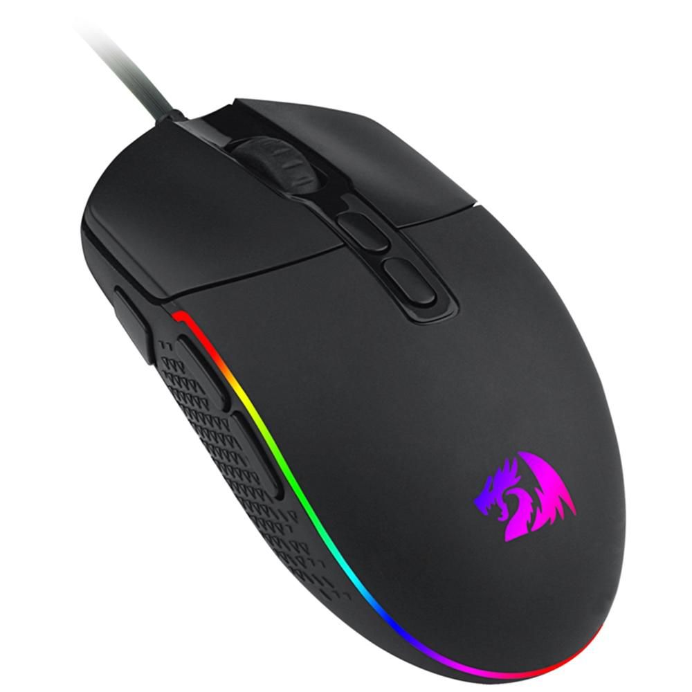 Detalhes de Mouse Gamer Redragon Invader M719 Rgb 10000dpi Rgb M719-rgb