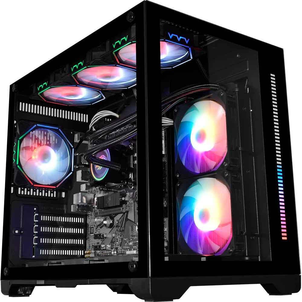 Gabinete Gamer Spacex 412a Open Frame Mini Tower Micro-ATX