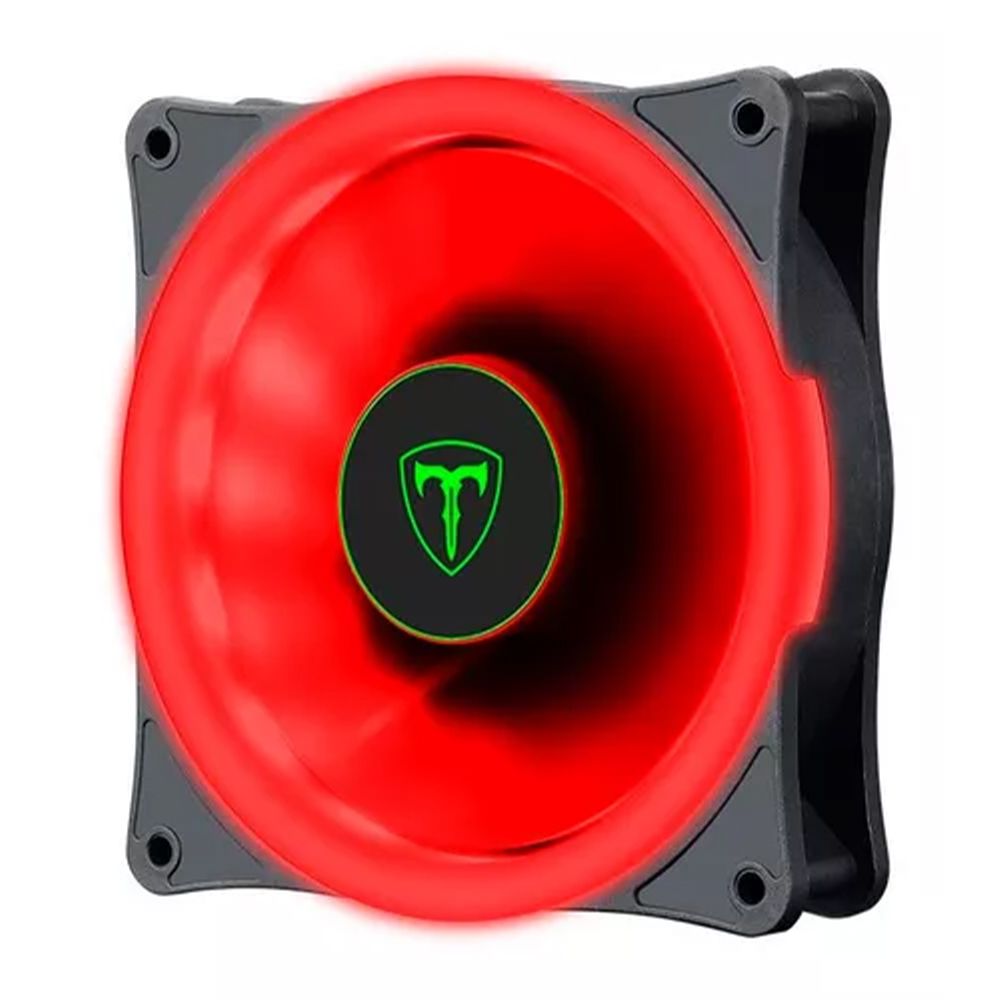 Detalhes de Kit 5 Cooler Vermelho 120mm Gamer TGF-200R Ring De Led Red