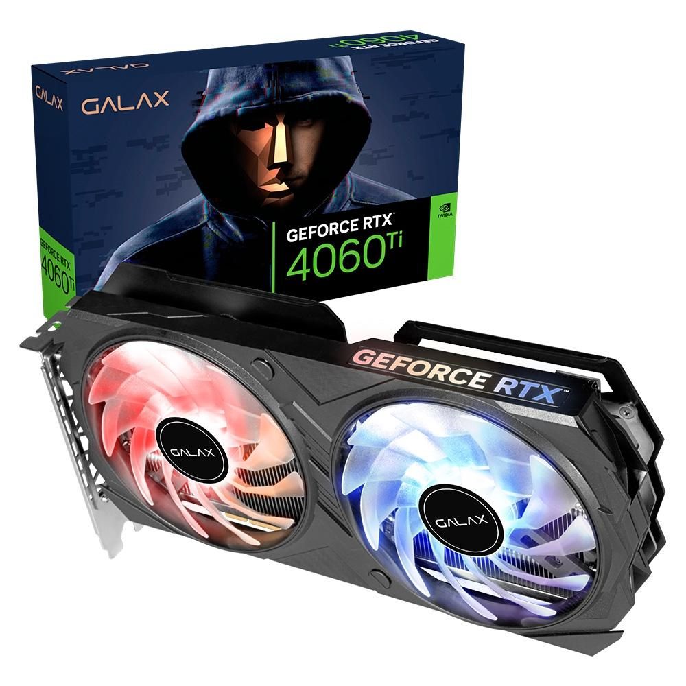 Placa de Vídeo Galax Geforce RTX 4060 TI 8GB GDDR6 EX 1Click