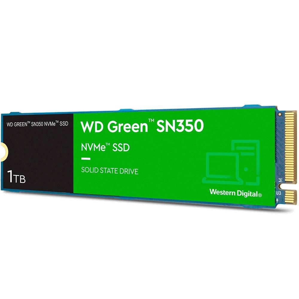 SSD M2 2.280 WD Green SN350 1TB Leitura 3200MB Gravação 2,5GB