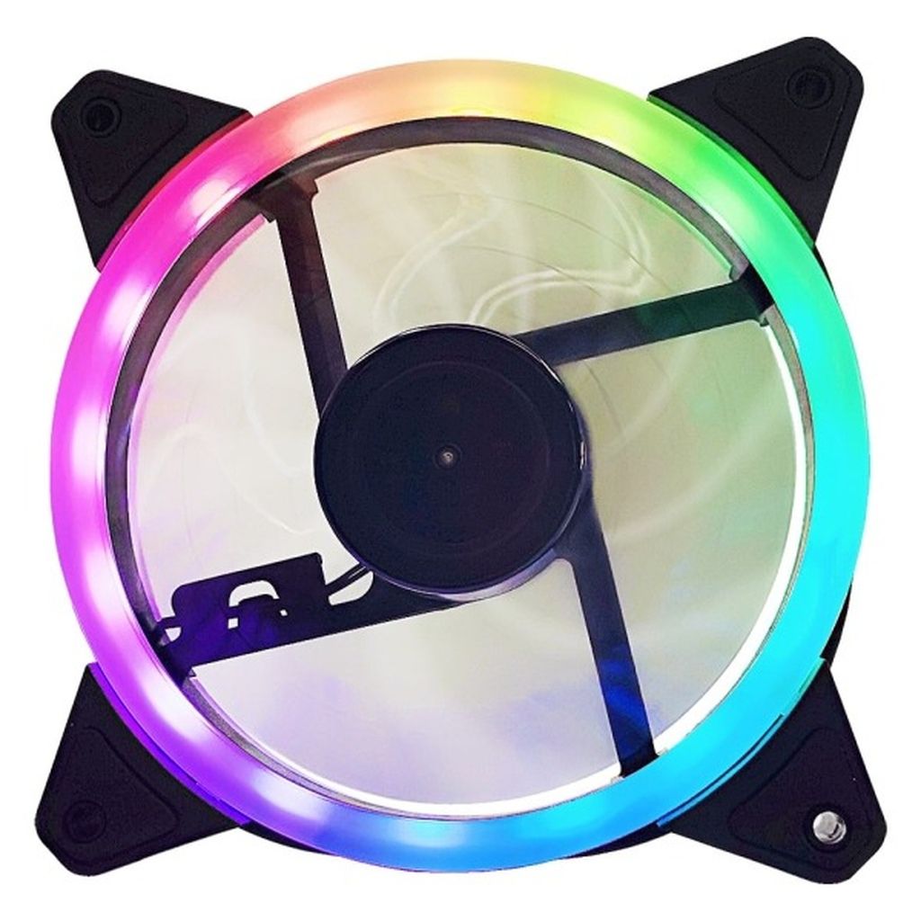 Detalhes de Kit Cooler Fan 4 Fan Controle Remoto Evus Fk-12p Rgb Evus