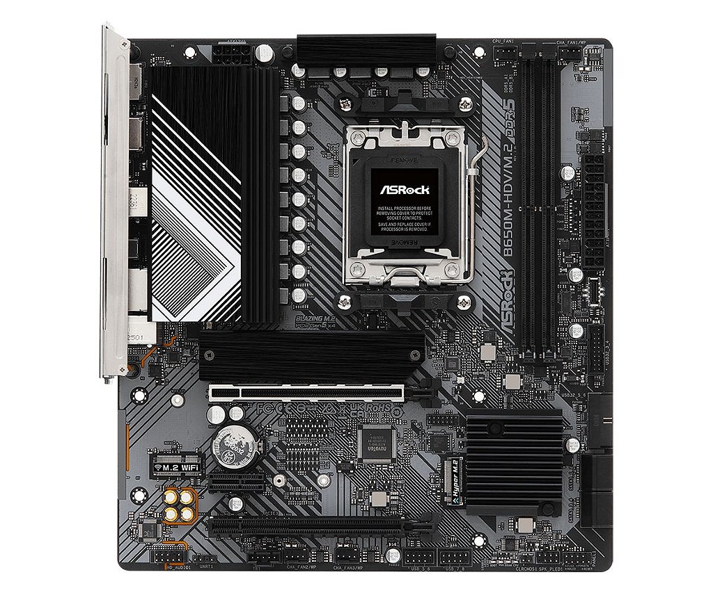 Detalhes de Placa mãe ASRock B650M-HDV/M.2 DDR5 Socket AM5 Micro ATX