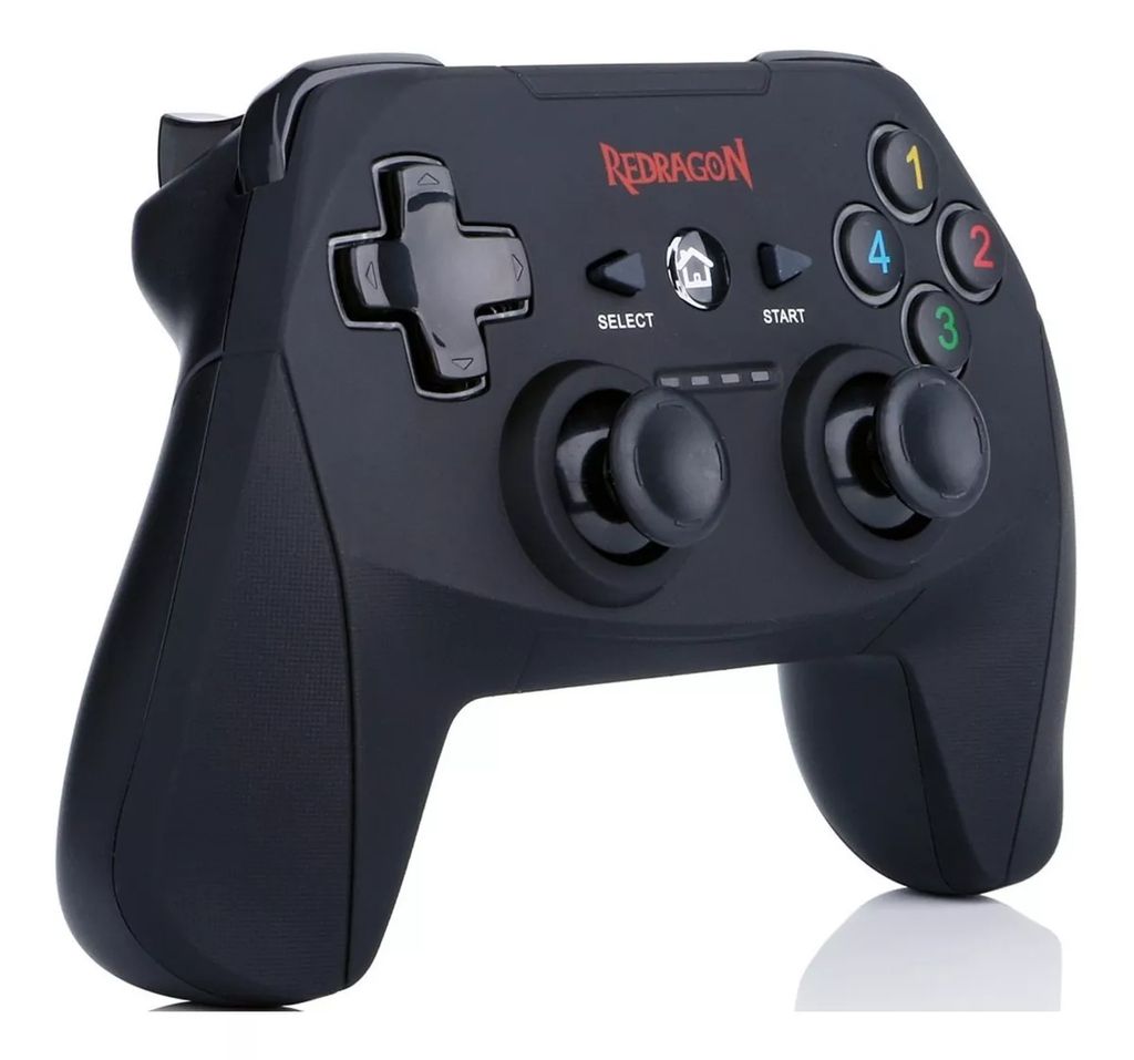 Controle Gamer Joystick Sem Fio Redragon Harrow G808 Preto