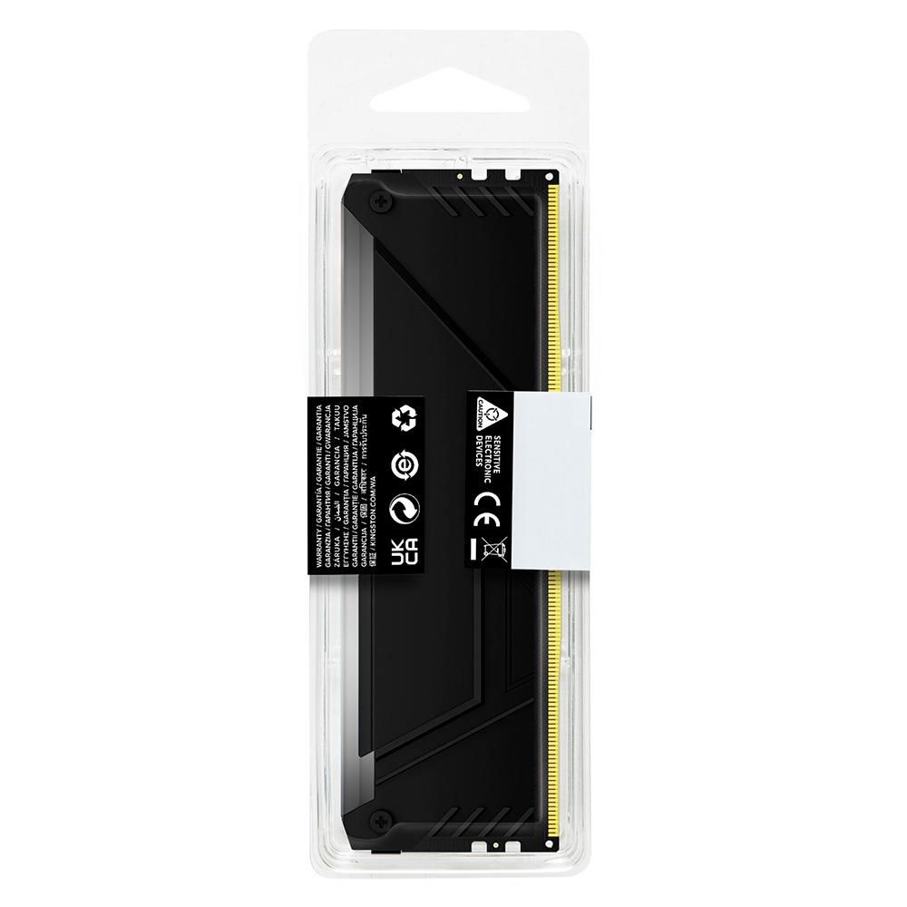 Detalhes de Memória Kingston FURY Beast DDR4 8GB RGB KF432C16BB2A/32