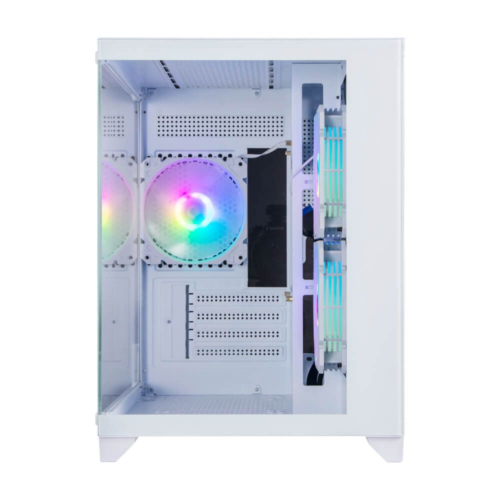 Detalhes de Gabinete Gamer Branco Soul Pro Bg-052 3 Fan Argb Aquario