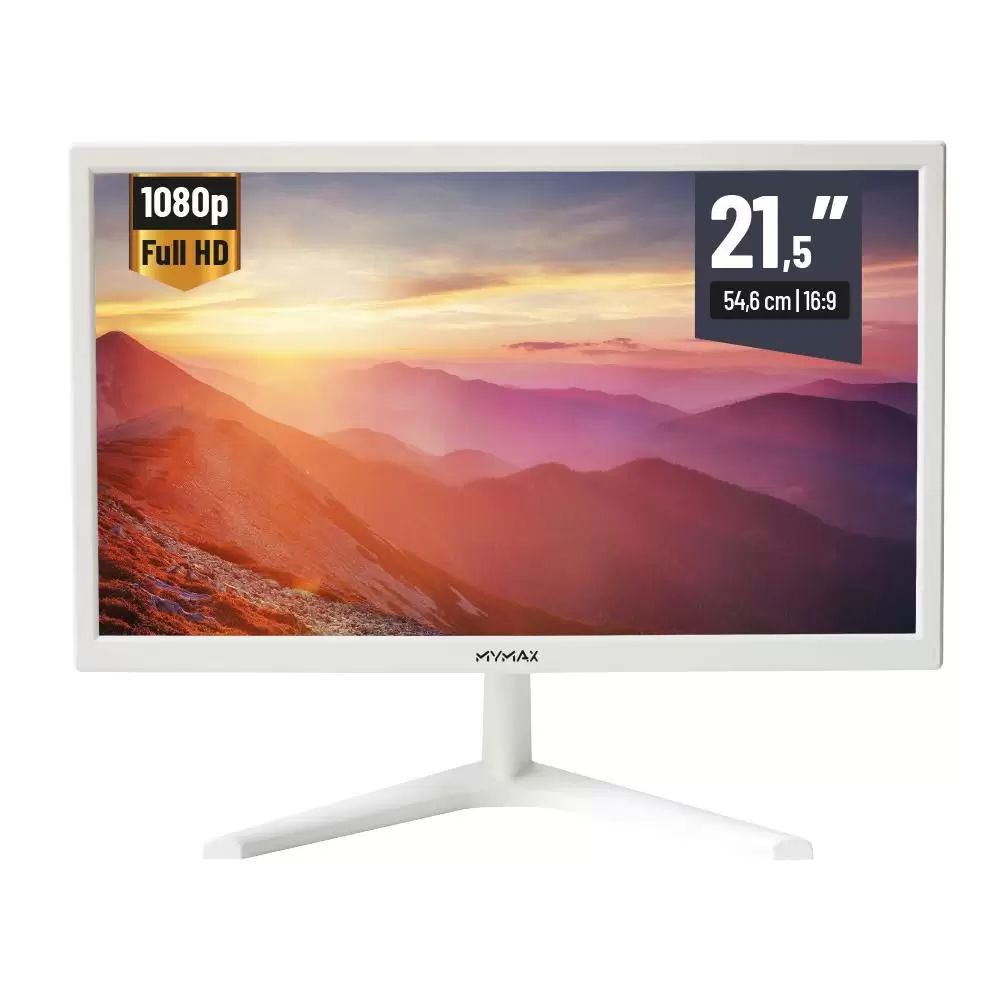 Monitor Led 21" Full HD 1920x1080 Branco MyMax MM215169HV/WH