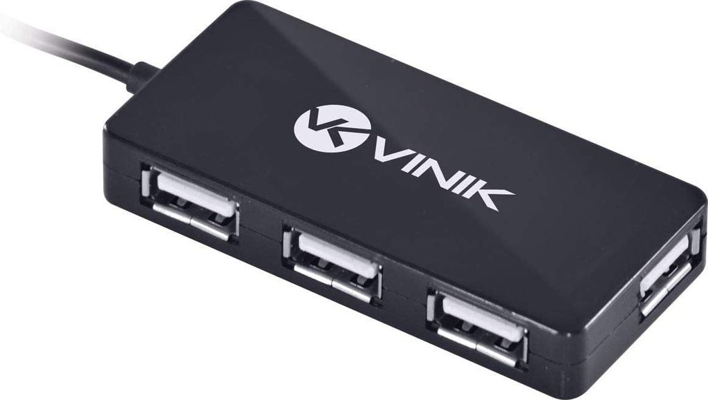 Detalhes de Hub Vinik Com Usb 2.0 e 4 Portas Cabo De 1,2m Preto Huv-20