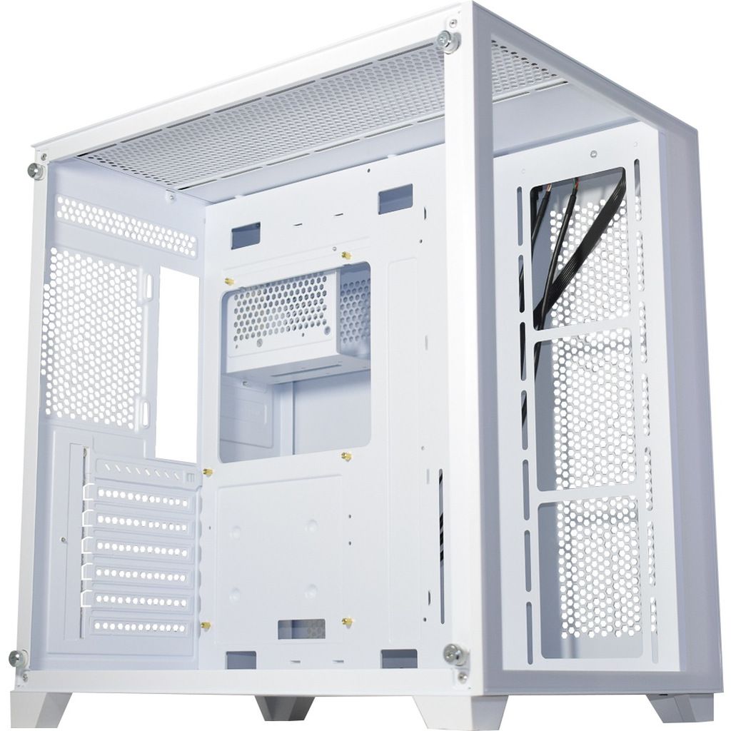 Detalhes de Gabinete K-mex Gamer Space Micro ATX Sem fans Branco CG-W2R4