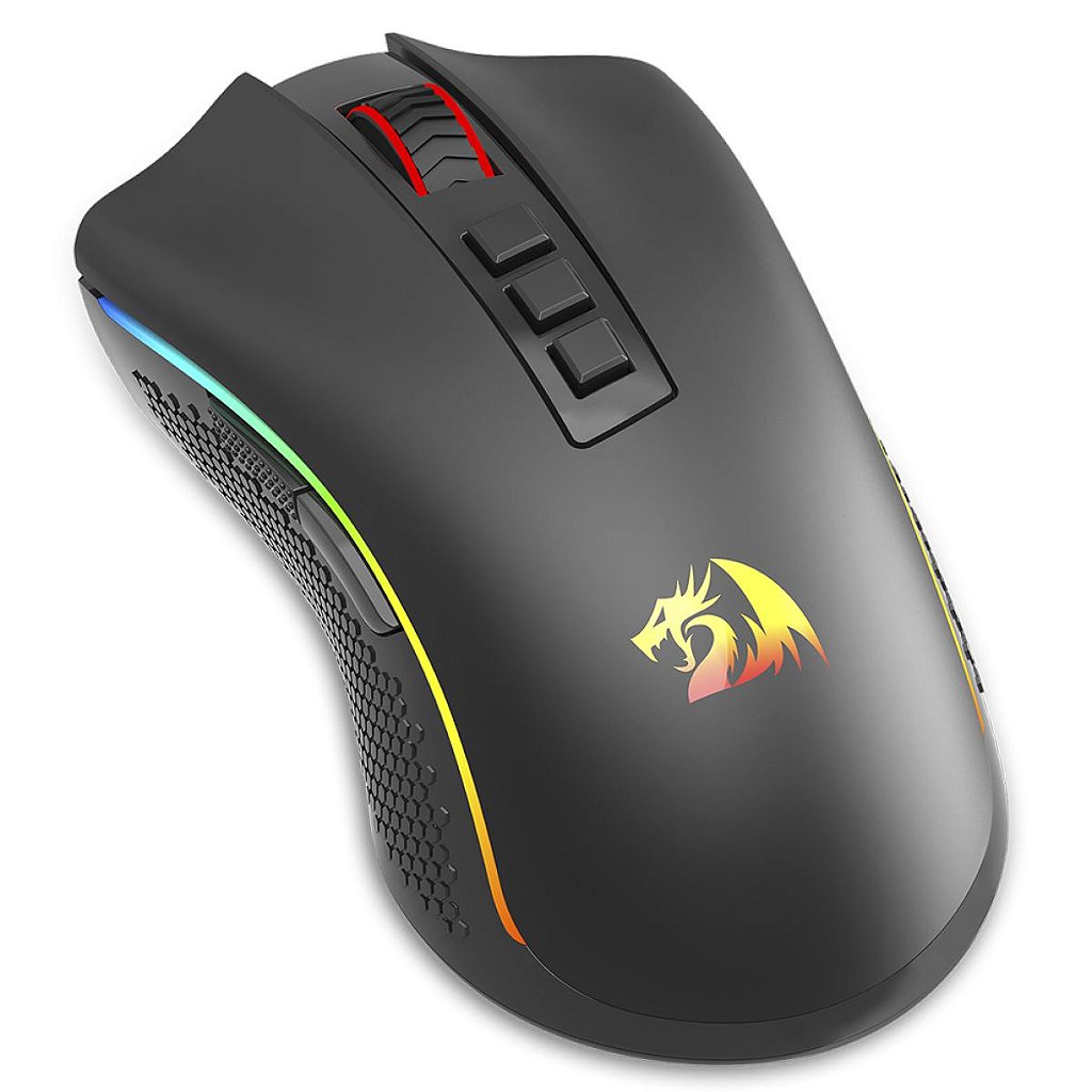 Detalhes de Mouse Gamer Redragon Cobra Pro Sem Fio 16000 DPI M711-PRO