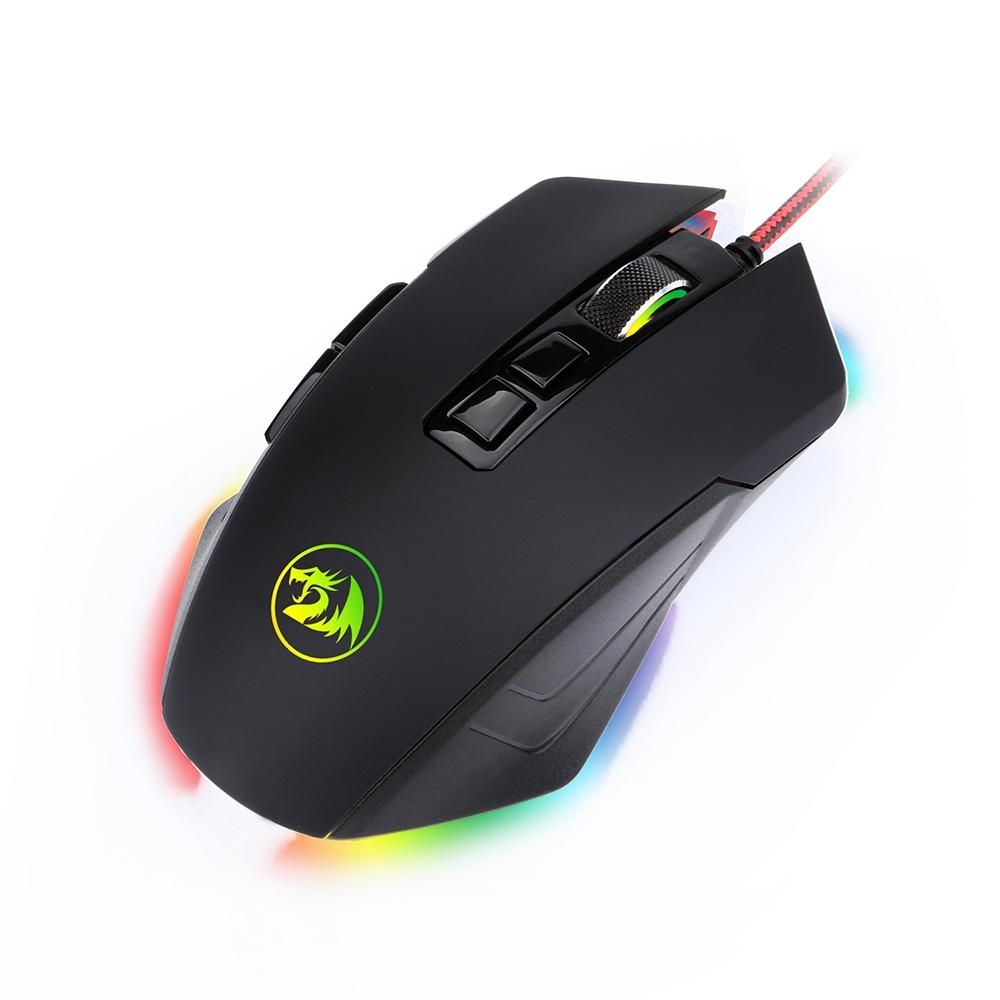 Detalhes de Mouse Gamer Redragon Dagger 2 RGB 10000 DPI M715RGB-1