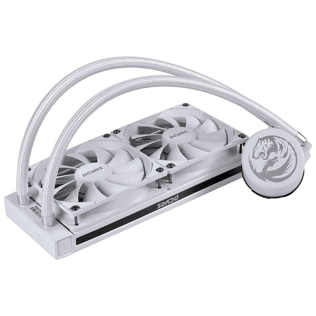 Detalhes de Water Cooler Pcyes Sangue Frio 2 White 240mm PSF2240H40WHSL