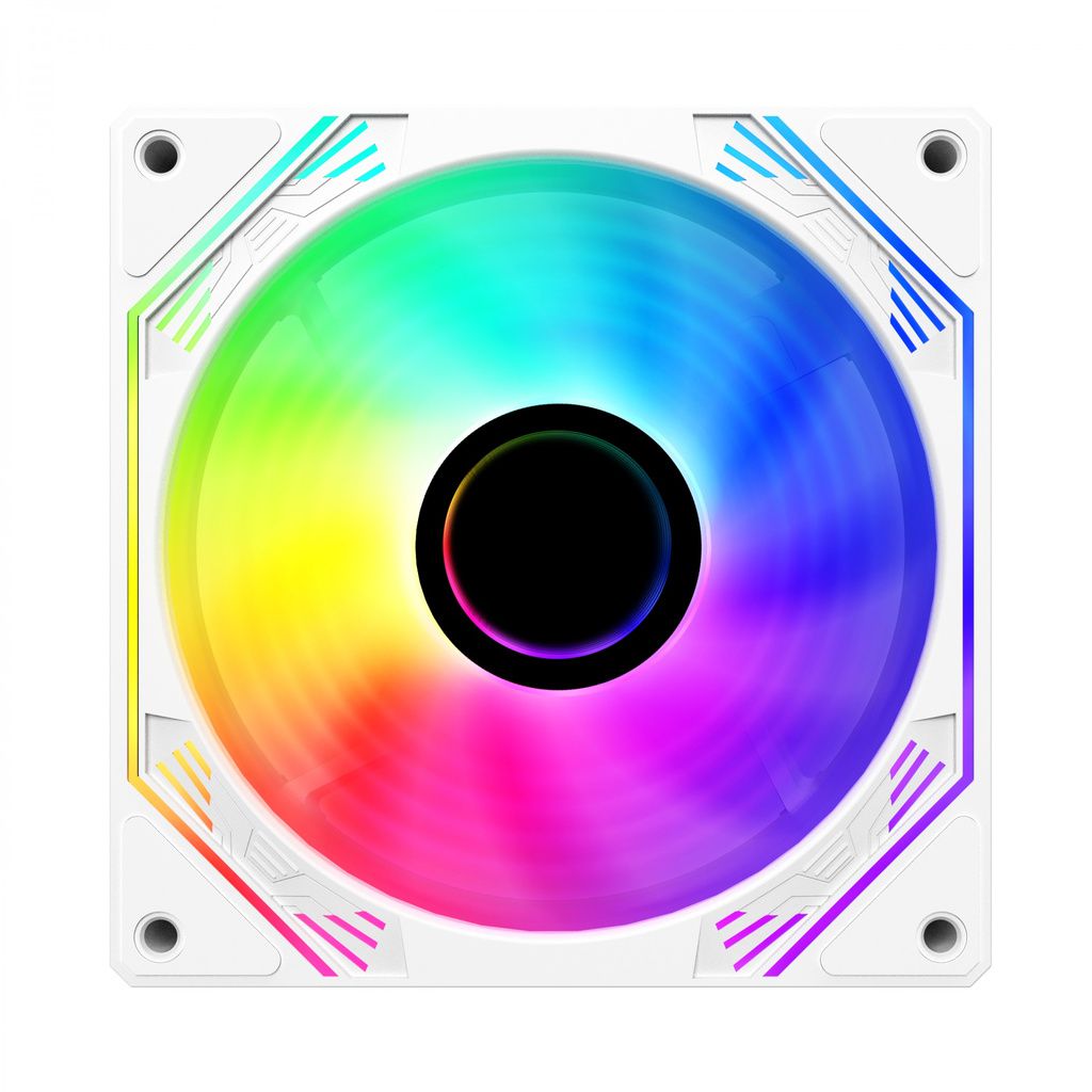 Detalhes de Kit Hayom 3 fans coolers RGB de 12 cm c/ controladora FC1309