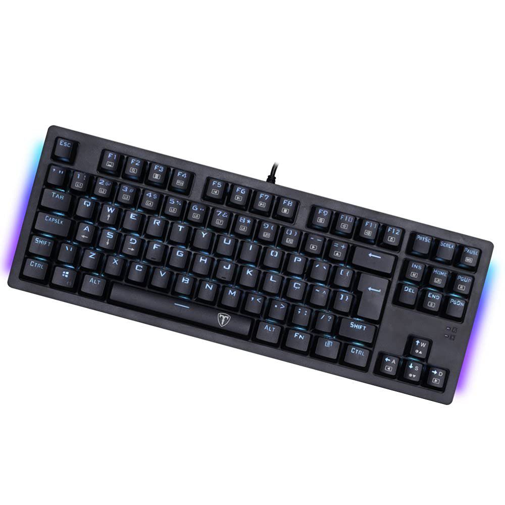 Detalhes de Teclado Mecânico Gamer T-Dagger Bali LED Switch Outemu Blue 