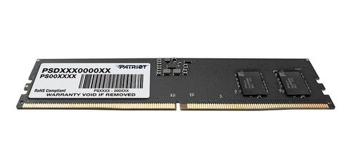 Detalhes de Memória Patriot Signature 16GB 5200MHz DDR5 - PSD516G520081