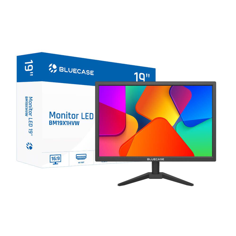 Monitor Bluecase Led Full HD 19" HDMI Preto - BM19X1HVW