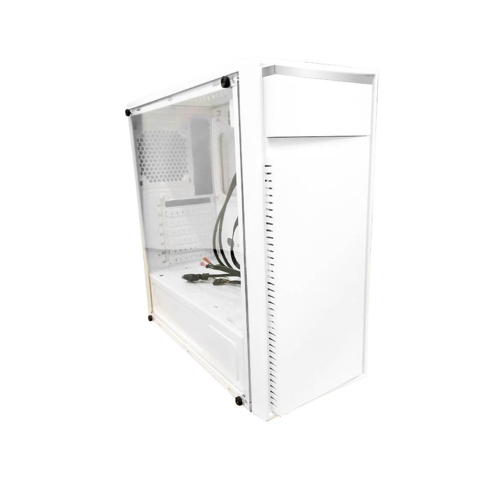 Detalhes de Gabinete Gamer Bluecase BG-015 Branco Lateral Acrílico S/Fan