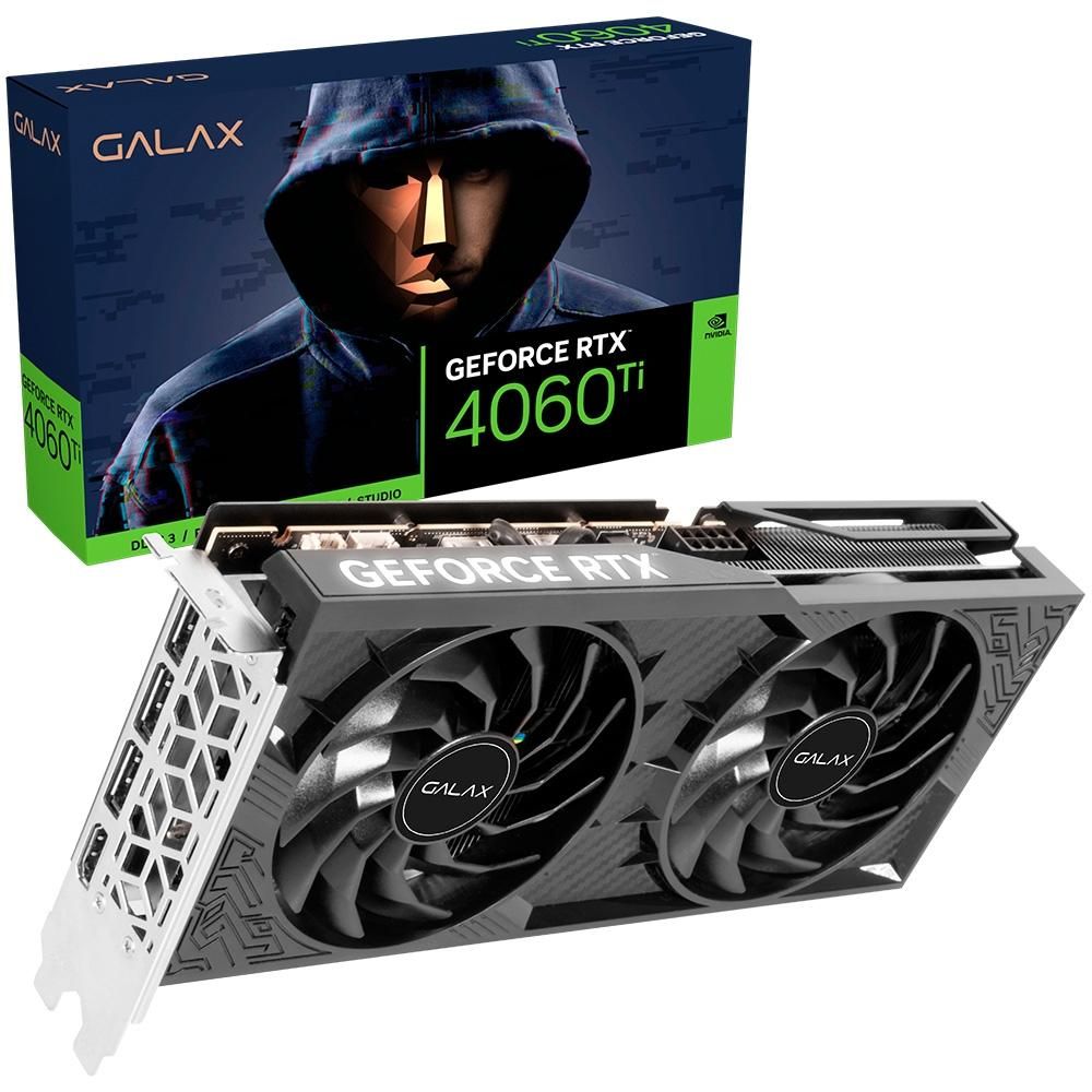 Placa de Vídeo Galax NVIDIA GeForc RTX 4060 Ti Click OC 8GB