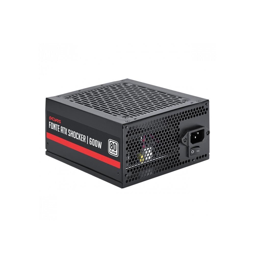 Fonte Gamer PCYes Shocker 600W PF600SHW