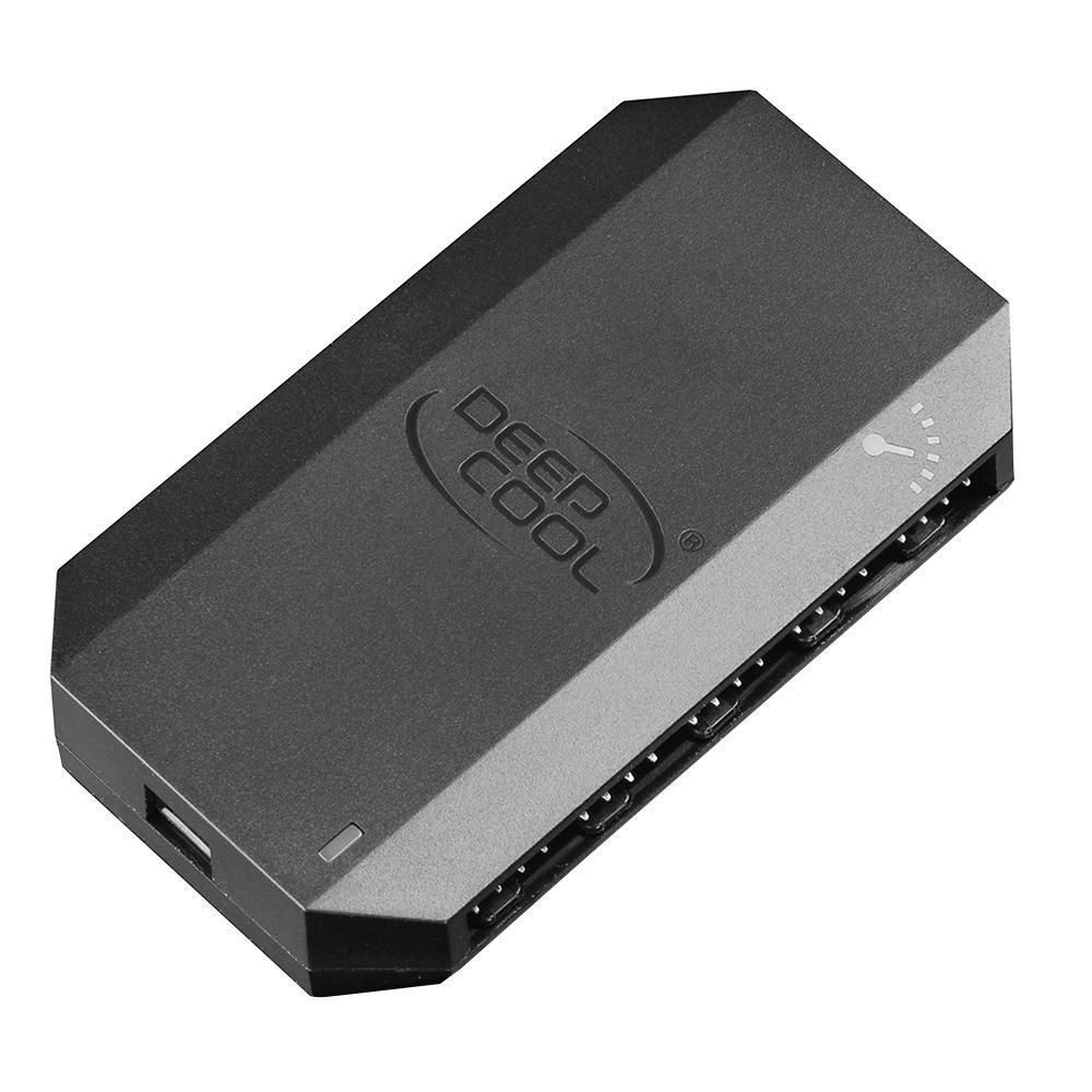 Detalhes de Deepcool Hub Controlador De 10 Fan Função Pwm Fh-10 Preto