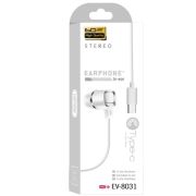 Fone De Ouvido USB Tipo C Branco com Microfone EV-8031