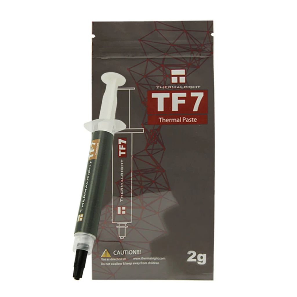 Detalhes de Pasta Térmica Thermalright TF7 2g condutividade 12.8W TL-TF7