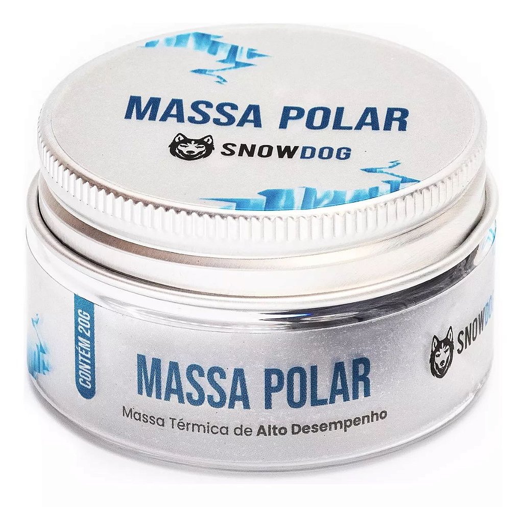 Massa Polar SnowDog Térmica De Alta Performance 20g 