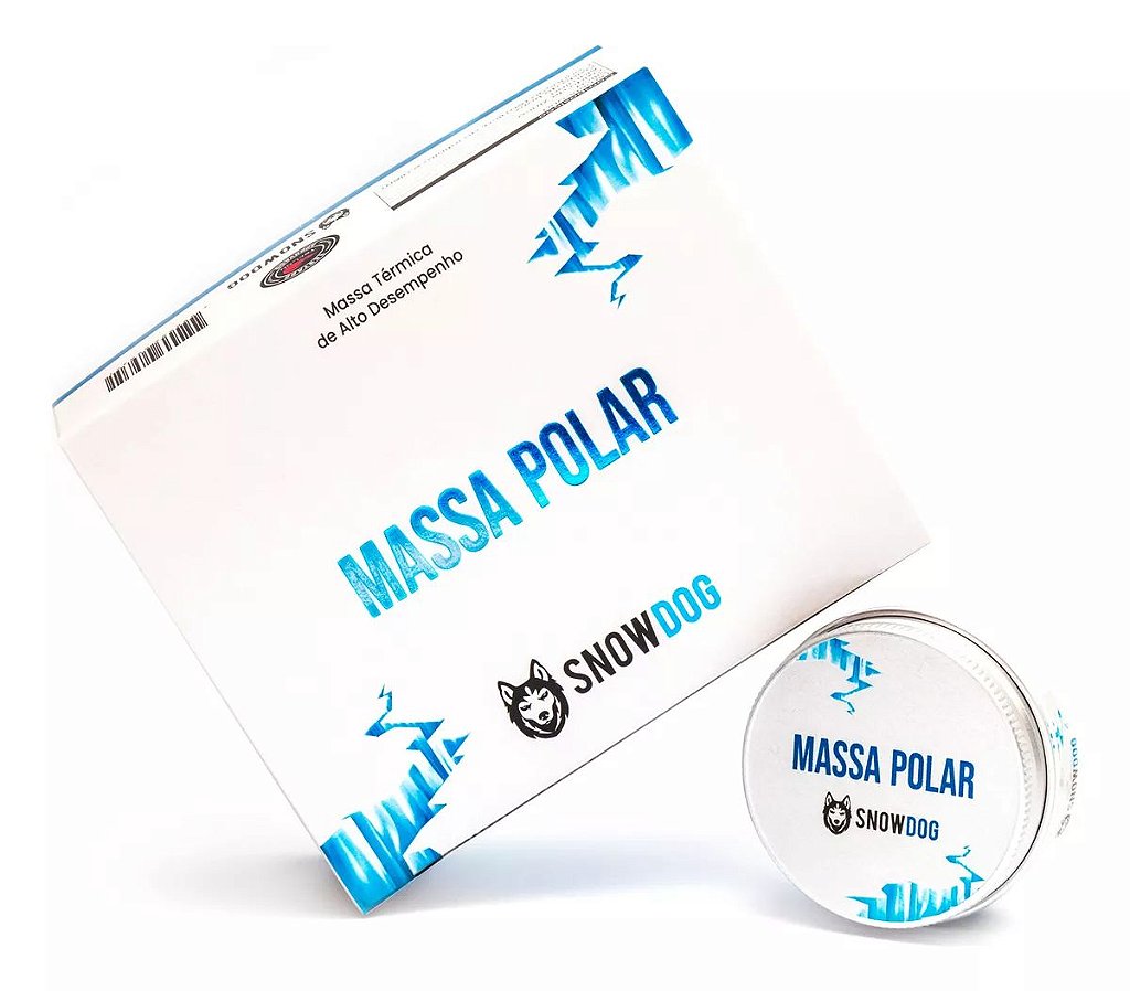 Detalhes de Massa Polar SnowDog Térmica De Alta Performance 20g 