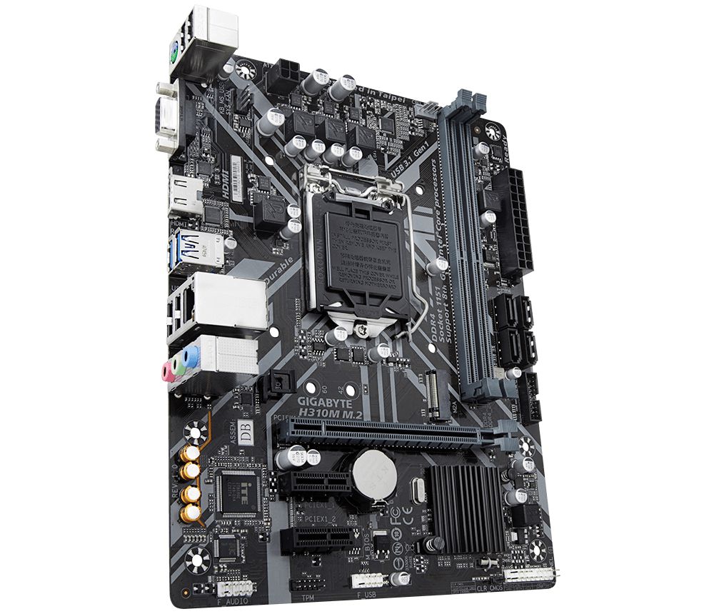 Detalhes de Placa mãe Gigabyte H310M M.2 2.0 LGA1151 DDR4