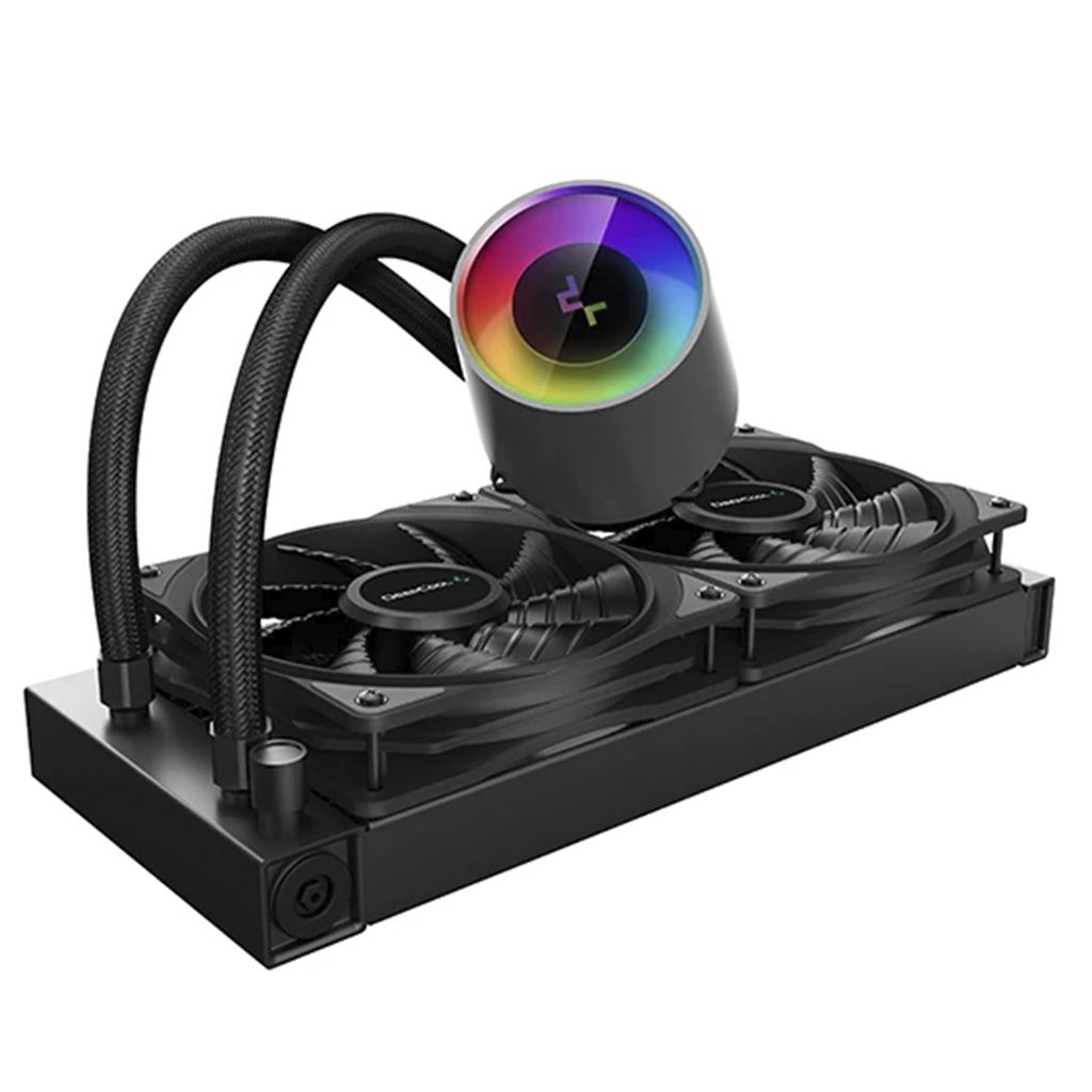 Detalhes de Water Cooler GamerStorm DeepCool Castle V2 RGB 240mm Preto