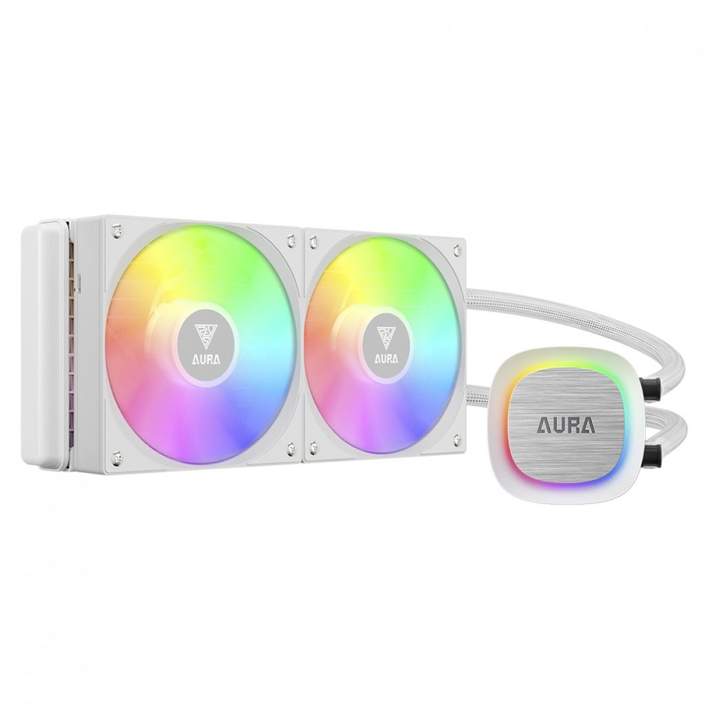 Detalhes de Water Cooler Gamdias Aura GL 240 V2 240mm ARGB Branco