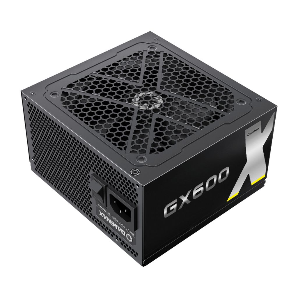 Fonte Gamemax GX600 600W 80 Plus Gold PFC Ativo Preto