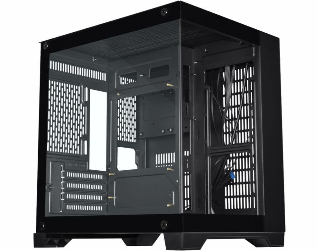 Detalhes de Gabinete Gamer K-MEX Space Aqua CG-10KN Preto M-ATX Sem FAN