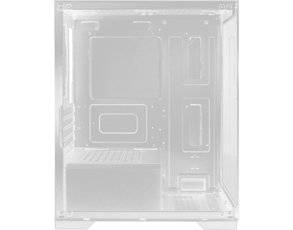 Detalhes de Gabinete Gamer K-mex Poseidon CG-12H5 Preto M-ATX Sem FAN
