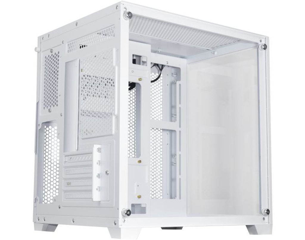Detalhes de Gabinete Gamer K-mex Space Y CG-W13A Branco M-ATX Sem FAN