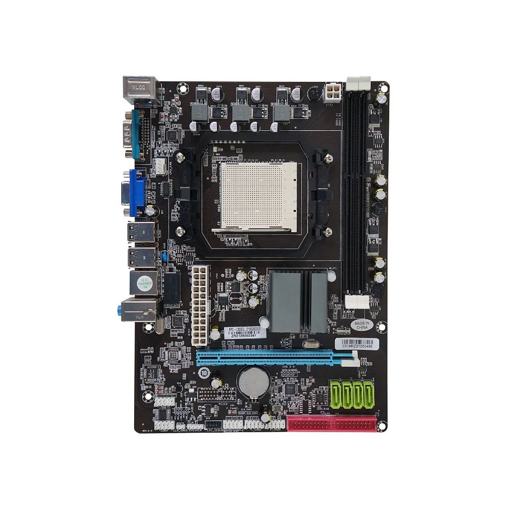 Placa mãe Brazil Pc BPC-C68EGL Socket AM3 DDR3 Micro ATX OEM