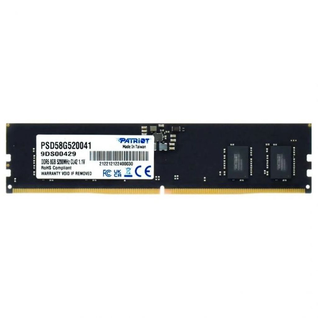 Memória Patriot Signature 8GB 5200MHz DDR5 - PSD58G520041