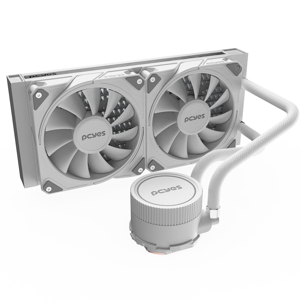 Detalhes de Water Cooler Pcyes Sangue Frio 3 White 240mm WCSF3240WGBR