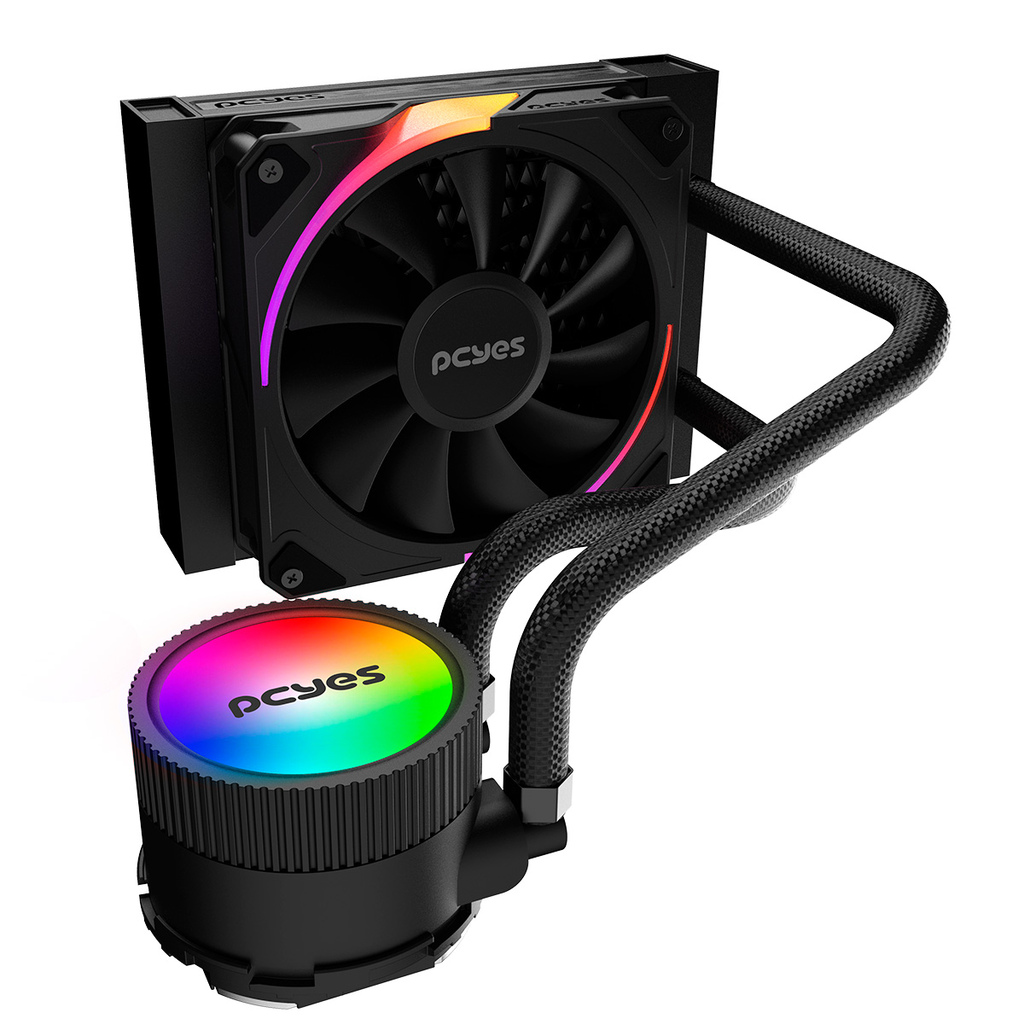 Detalhes de Water Cooler Pcyes Sangue Frio 3 Black RGB 120mm ARGBSF3120B