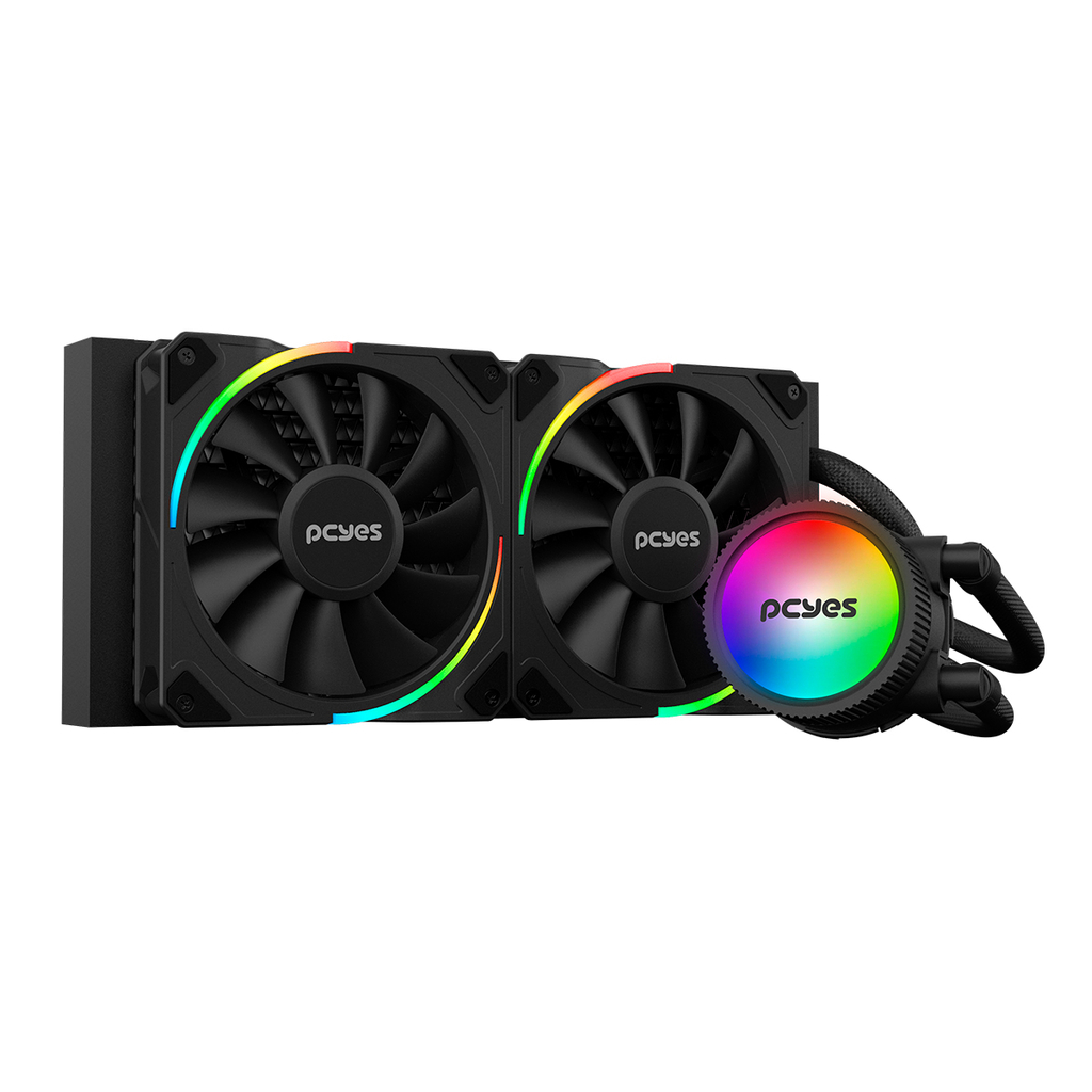 Water Cooler Pcyes Sangue Frio 3 Black RGB 240mm ARGBSF3240B