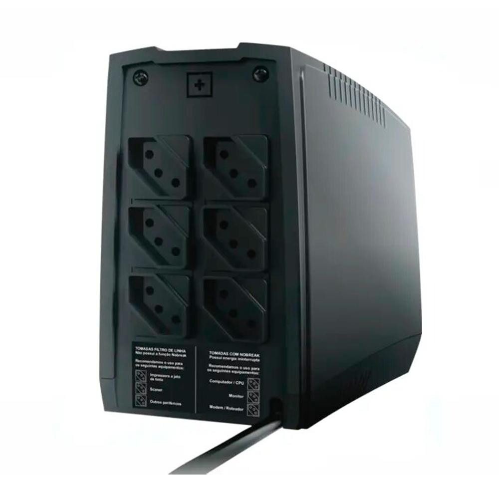 Detalhes de Nobreak Ts Shara Compact XPro 700VA Bivolt 6 tomadas 4440